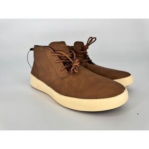 IZOD Men's Brown Suede Chukka Boots Memory Foam‎ Size 12M
